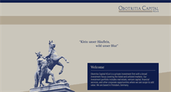 Desktop Screenshot of obotritia-capital.com