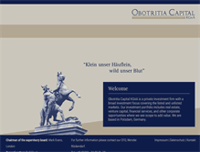 Tablet Screenshot of obotritia-capital.com